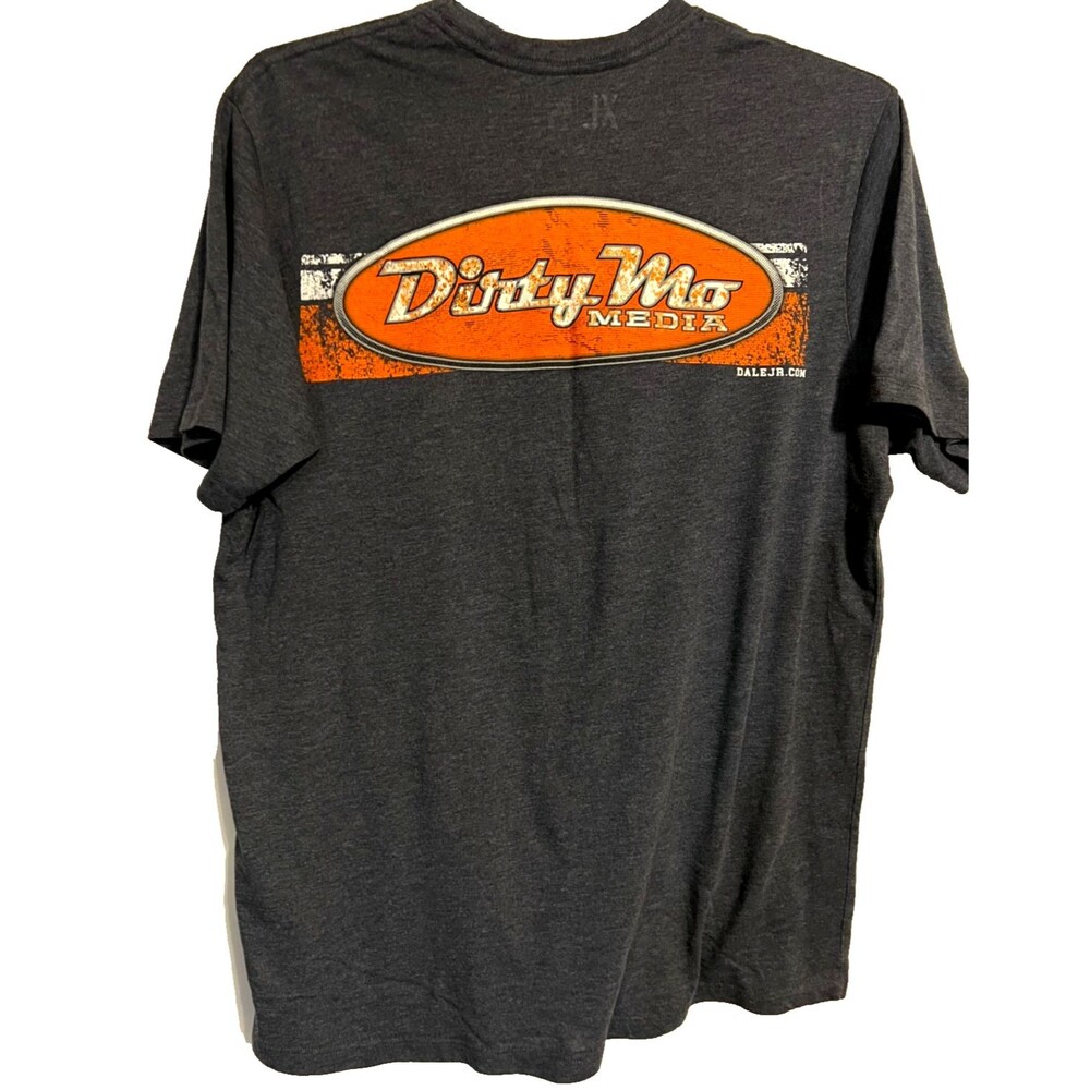 Dirty Mo Media Dale Earnhardt Jr Heather Gray Unisex Size XL